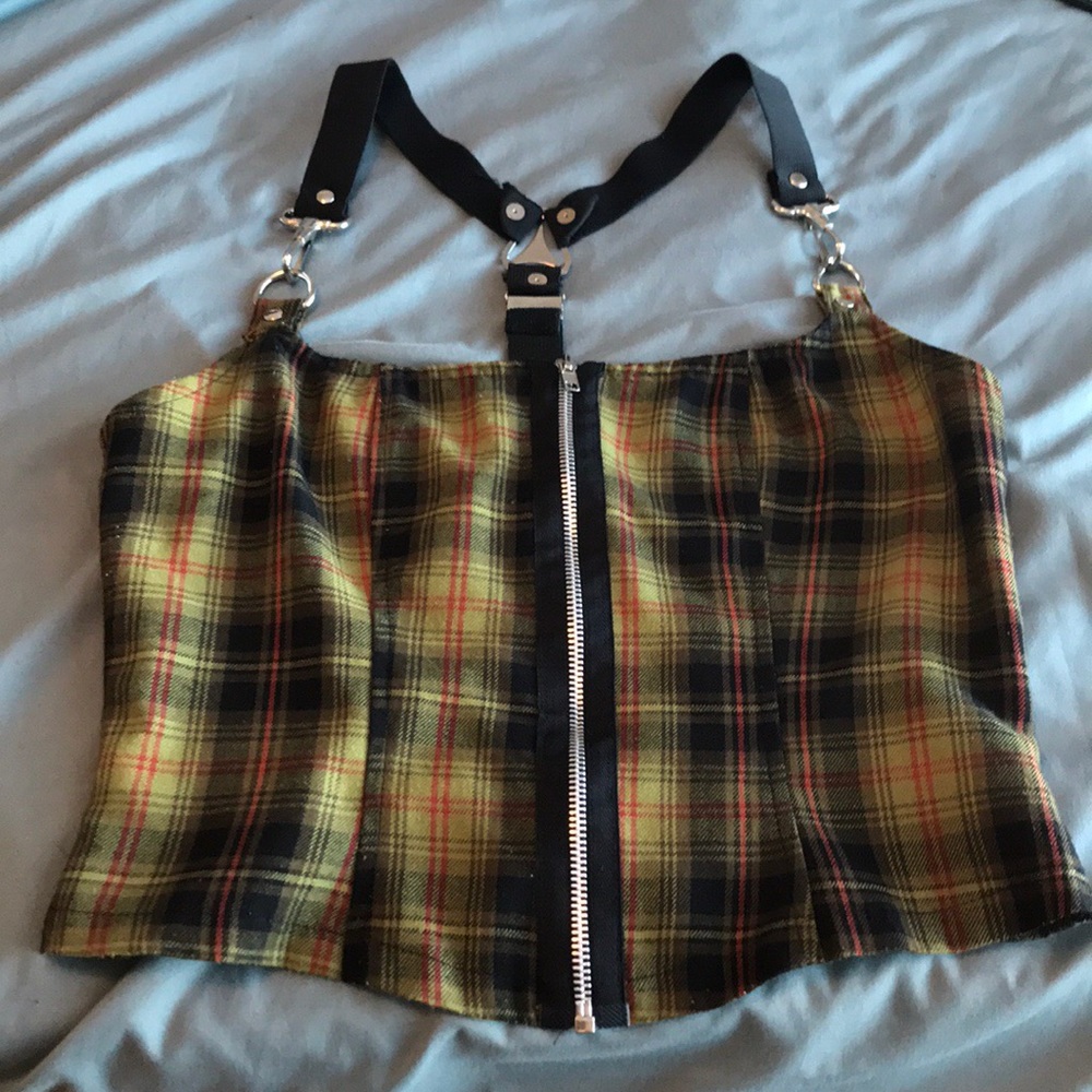 Lip Service Plaid Top